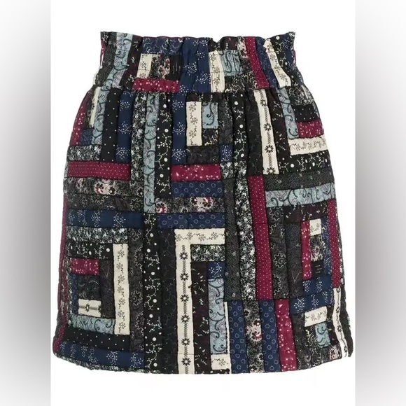 NWT Sea New York Quilted Alani Midi Skirt - Picture 1 of 12